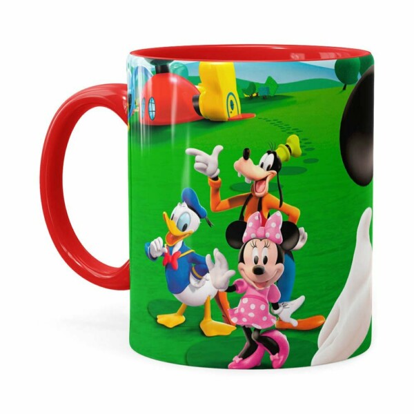 Caneca A Casa Do Mickey Mouse Vermelho