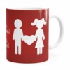 Caneca A Vida é Minha Mas O Coração, é Seu V02 Branca