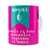 Caneca Amar é Bons Momentos Namorada Branca