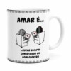 Caneca Amar é Estar Sempre Conectados Branca