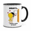 Caneca Amar é Perder A Noção Do Tempo Preta