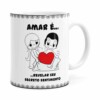 Caneca Amar é Revelar Seu Secreto Sentimento Branca
