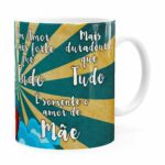 Caneca Amor De Mãe Negra Branca