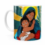 Caneca Amor De Mãe Negra Branca