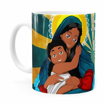 Caneca Amor De Mãe Negra Branca