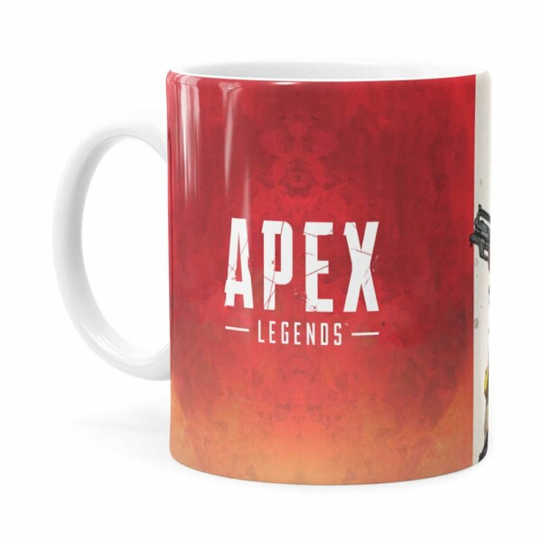 Caneca Apex Game 3d Arte V01 Branca