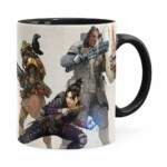 Caneca Apex Game 3d Arte V01 Preta