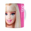 Caneca Barbie Boneca 3d Print Branca