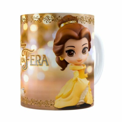 Caneca Bela E A Fera 3d Print Branca