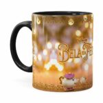 Caneca Bela E A Fera 3d Print Preta