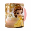 Caneca Bela E A Fera 3d Print Rosa
