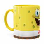 Caneca Bob Esponja 3d Print Amarela