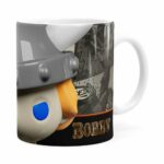 Caneca Bobby 3d Print Caverna Do Dragão Branca