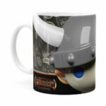 Caneca Bobby 3d Print Caverna Do Dragão Branca