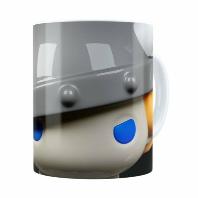 Caneca Bobby 3d Print Caverna Do Dragão Branca