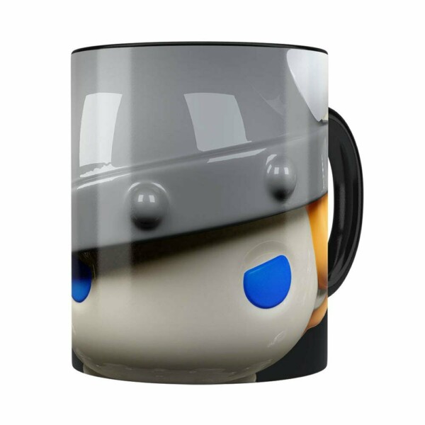 Caneca Bobby 3d Print Caverna Do Dragão Preta