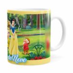 Caneca Branca De Neve E Os 7 Anões Branca