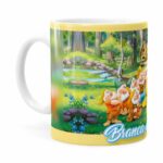 Caneca Branca De Neve E Os 7 Anões Branca