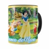 Caneca Branca De Neve E Os 7 Anões Preta