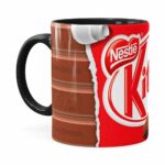 Caneca Chocolate Kitkat Preta