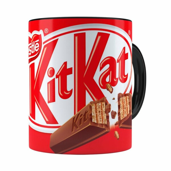 Caneca Chocolate Kitkat Preta