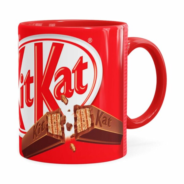 Caneca Chocolate Kitkat Vermelha