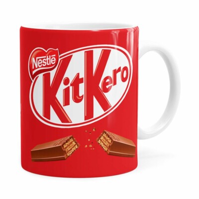 Caneca Chocolate Kitkero Branca