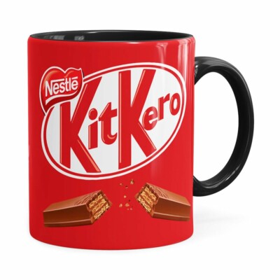 Caneca Chocolate Kitkero Preta