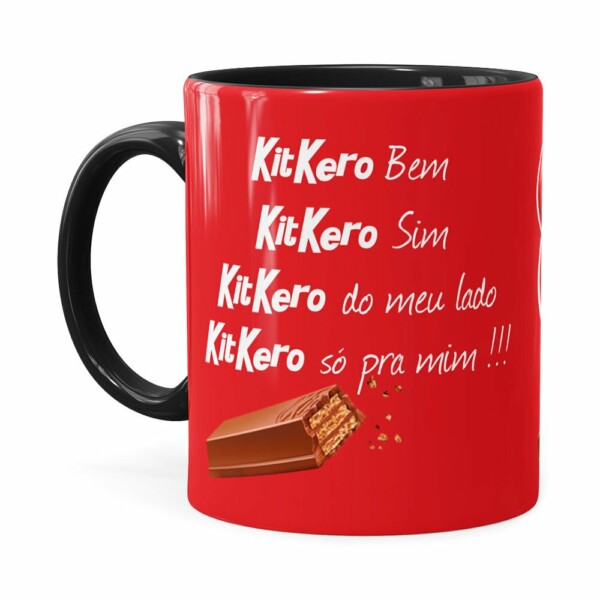 Caneca Chocolate Kitkero Preta