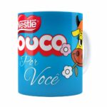 Caneca Chocolate Louco Por Você Branca
