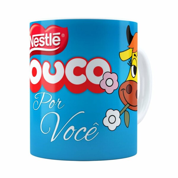Caneca Chocolate Louco Por Você Branca