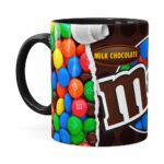 Caneca Chocolate MMs Milk Chocolate Preta