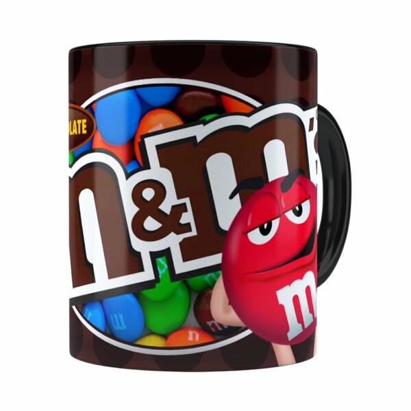 Caneca Chocolate MMs Milk Chocolate Preta