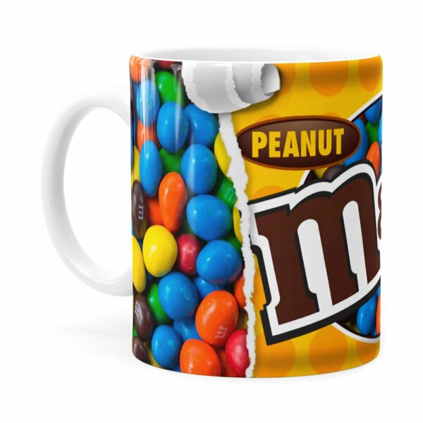 Caneca Chocolate MMs Peanut Branca