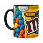 Caneca Chocolate MMs Peanut Preta