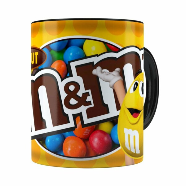 Caneca Chocolate MMs Peanut Preta