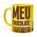 Caneca Chocolate Minions Meu Chocolate Favorito V01 Amarela