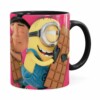 Caneca Chocolate Minions Meu Chocolate Favorito V03 Preta