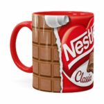 Caneca Chocolate Nestle Classic Ao Leite Vermelha