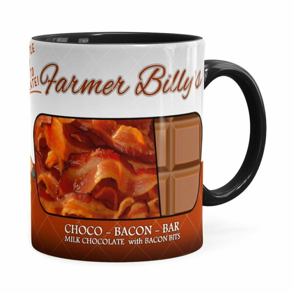 Caneca Chocolate Os Simpsons Farmer Billys Preta