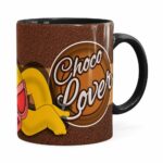 Caneca Chocolate Os Simpsons Homer Choco Lover Preta