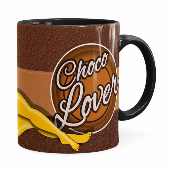 Caneca Chocolate Os Simpsons Marge Choco Lover Preta