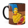 Caneca Chocolate Os Simpsons Marge Choco Lover Preta