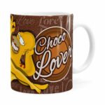 Caneca Chocolate Os Simpsons Marge E Homer Branca