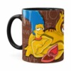 Caneca Chocolate Os Simpsons Marge E Homer Preta