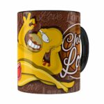 Caneca Chocolate Os Simpsons Marge E Homer Preta
