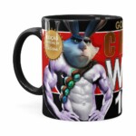 Caneca Chocolate Páscoa Choco Whey Preta