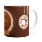 Caneca Chocolate Premium Chocolate 100% Branca