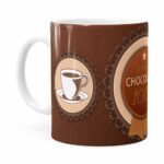 Caneca Chocolate Premium Chocolate 100% Branca