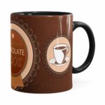 Caneca Chocolate Premium Chocolate 100% Preta